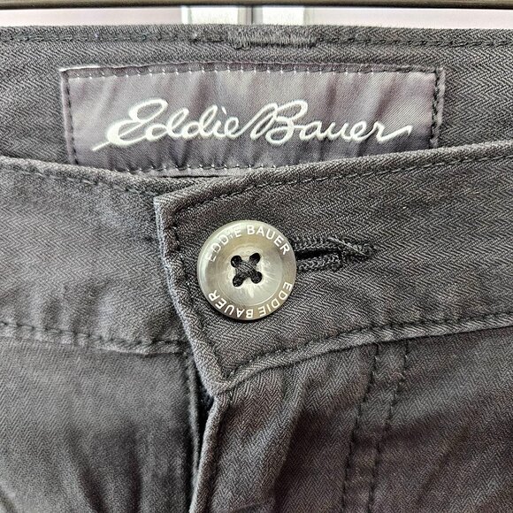 Eddie Bauer Mens Pants Travex Hiking Outdoor Performance 35x32 Grey Charcoal - Picture 4 of 12
